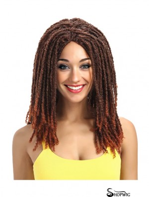 Synthetic Wigs 21 Inches Faux Locs Wig Curly Rolls Twist Wig Wigs for Black Women