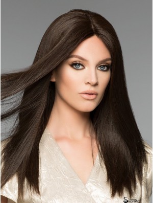 16 inch Long Black Remy Hair Wigs