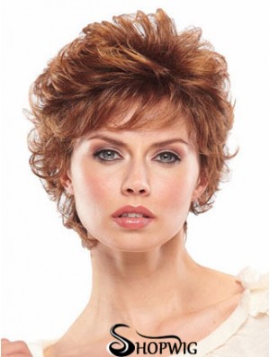 Auburn Short Wavy Classic Capless Wig Sale Online